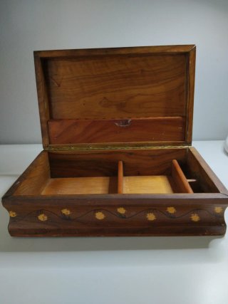 Caja vintage tabaquera de cigarrillo o puros