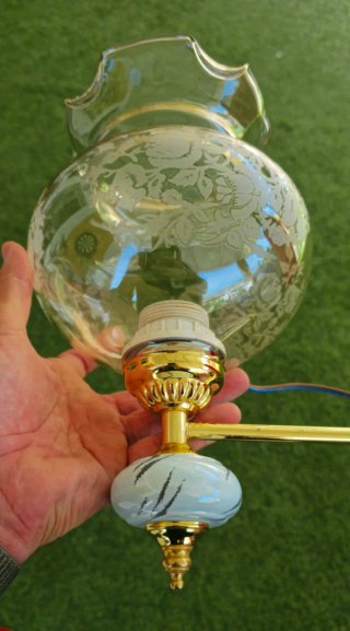 Apliques de cristal y cerámica
