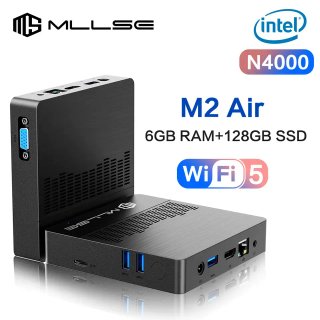 Mini PC MLLSE M2 Air Intel N4000 6GB RAM 128GB SSD