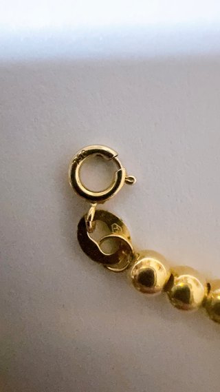 Bracciale a sfere in oro giallo 18kt 750