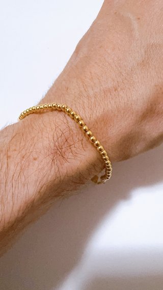 Bracciale a sfere in oro giallo 18kt 750