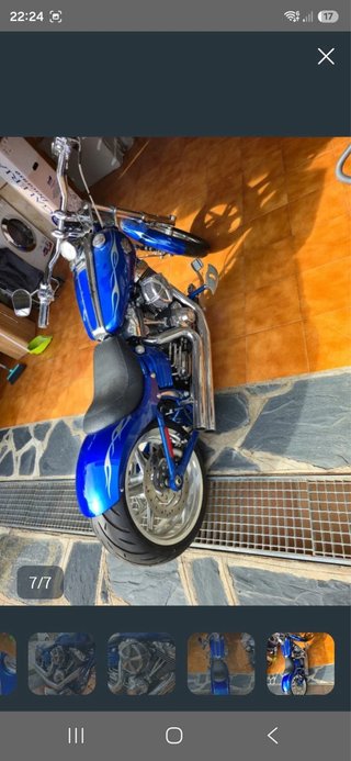 Harley Davidson Rocker C Azul