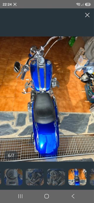 Harley Davidson Rocker C Azul