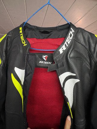 Mono de moto SHUA R-tech negro y amarillo