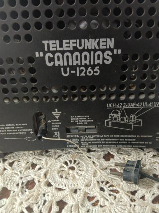 Radio Telefunken CANARIAS U-1265 Antigua