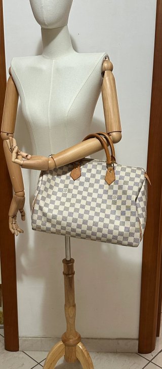 Louis Vuitton Speedy 35 Damier Azur