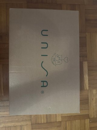 Sandali con plateau nero Unisa