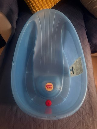 Bañera bebé azul