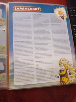 Álbum Lamincards Dragon Ball Z Serie Oro Completo