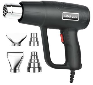 Pistola de Calor 2000W + Accesorios