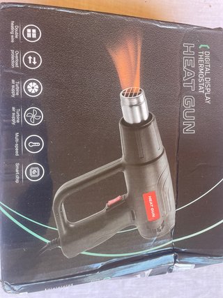 Pistola de Calor 2000W + Accesorios
