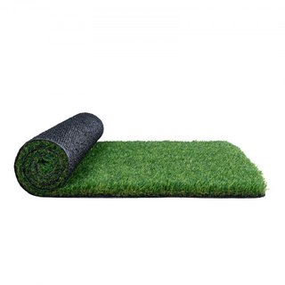 Tappeto Erba Artificiale, 1,8 x 3 m, Tappeto Verde per Ingresso Esterno, Decorazione Erba, Facile da Pulire con Fori di Drenaggio, Perfetto per Uso Domestico Multiplo