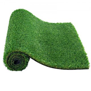 Tappeto Erba Artificiale, 1,8 x 3 m, Tappeto Verde per Ingresso Esterno, Decorazione Erba, Facile da Pulire con Fori di Drenaggio, Perfetto per Uso Domestico Multiplo