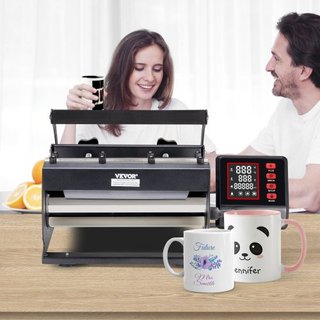 Máquina de Prensa de Calor para Tumbler, Prensa de Taza de 11-30oz, Calienta Rápido y Uniformemente, Prensa de Tumbler con Papel de Sublimación, Cinta y Guantes, Configuración de Temperatura y Tie...