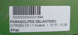 PARAGOLPES DELANTERO CITROEN C3 1.1 Audace