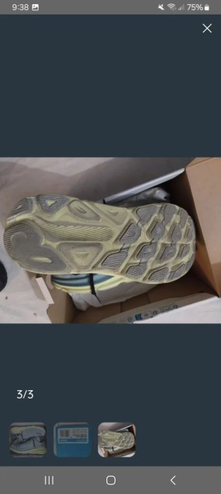 Zapatillas Hoka One One running azul/amarillo