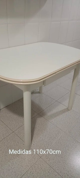 Mesa de cocina extensible 160x70