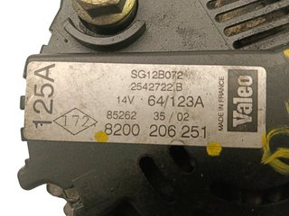 ALTERNADOR RENAULT LAGUNA II (BG0) G9T 8200206251