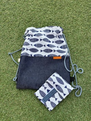 Bolsita/Mochila y Portabocatas Personalizados