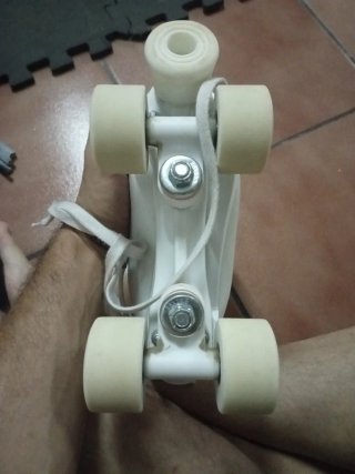 Pattini Oxelo bianchi taglia 36