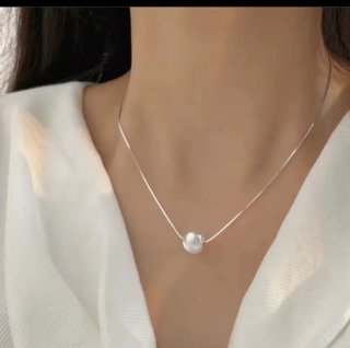 Collar Plata Ley 925 con Perla