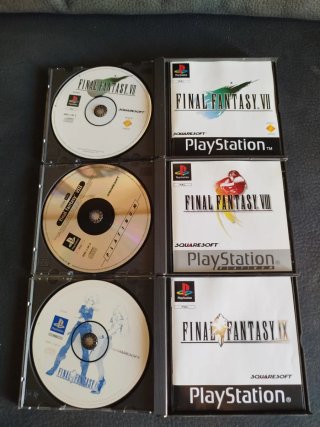 Pack Final Fantasy VII, VIII, IX PS1