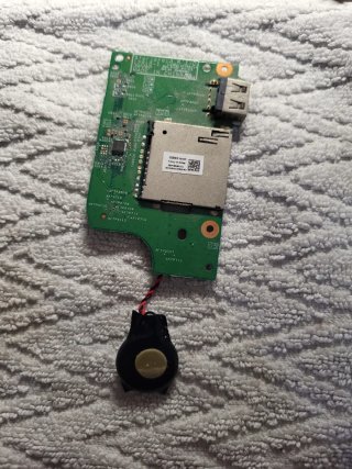 Scheda USB e Batteria Dell Inspiron P58F