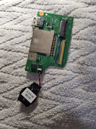 Scheda USB e Batteria Dell Inspiron P58F