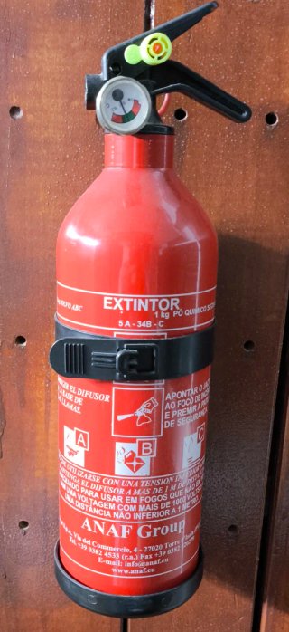 Extintor ANAF Group 1kg Polvo ABC Coche