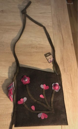 Bolso Surkana flores fieltro