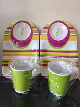Conjunto Pequeno-Almoço Planta 2 Canecas