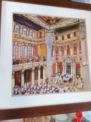 Ilustración Rosh Hashanah in Rome