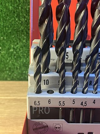 Juego de brocas acero para metal fischer