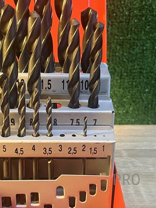 Juego de brocas acero para metal fischer