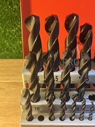 Juego de brocas acero para metal fischer