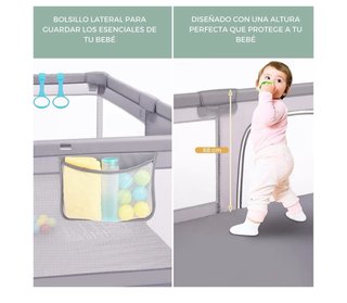 Parque Infantil Bebé Plegable 120x120cm