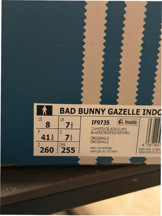 Adidas Gazelle Indoor Bad Bunny Talla 41