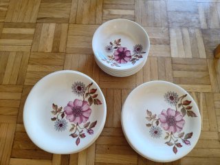 Vajilla Vintage Porcelana 32 Piezas