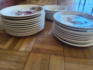 Vajilla Vintage Porcelana 32 Piezas