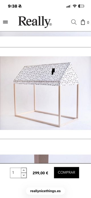 Casita de madera para niños nueva a estrenar