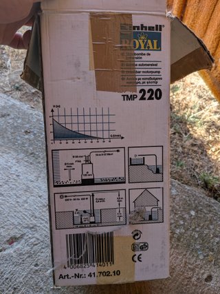 Bomba Sumergible Einhell Royal TMP-220