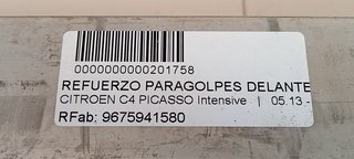 REFUERZO PARAGOLPES DELANTERO CITROEN C4 PICASSO Intensive