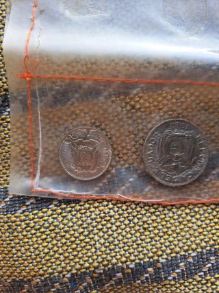 Monedas antiguas Ecuador