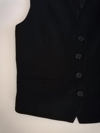 Chaleco Zara negro mujer