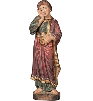 Cristo calvario Talla Madera Románico Italiano