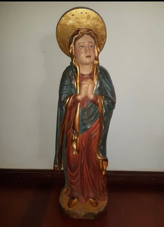 Cristo calvario Talla Madera Románico Italiano