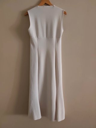Vestido Zara Beige