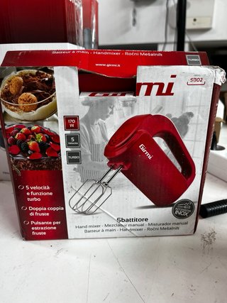 Batidora Girmi SB02 170W Roja