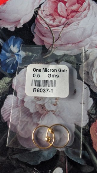 Pendientes chapados en oro de 18k