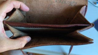 Bolso piel marrón estilo vintage Cracovia